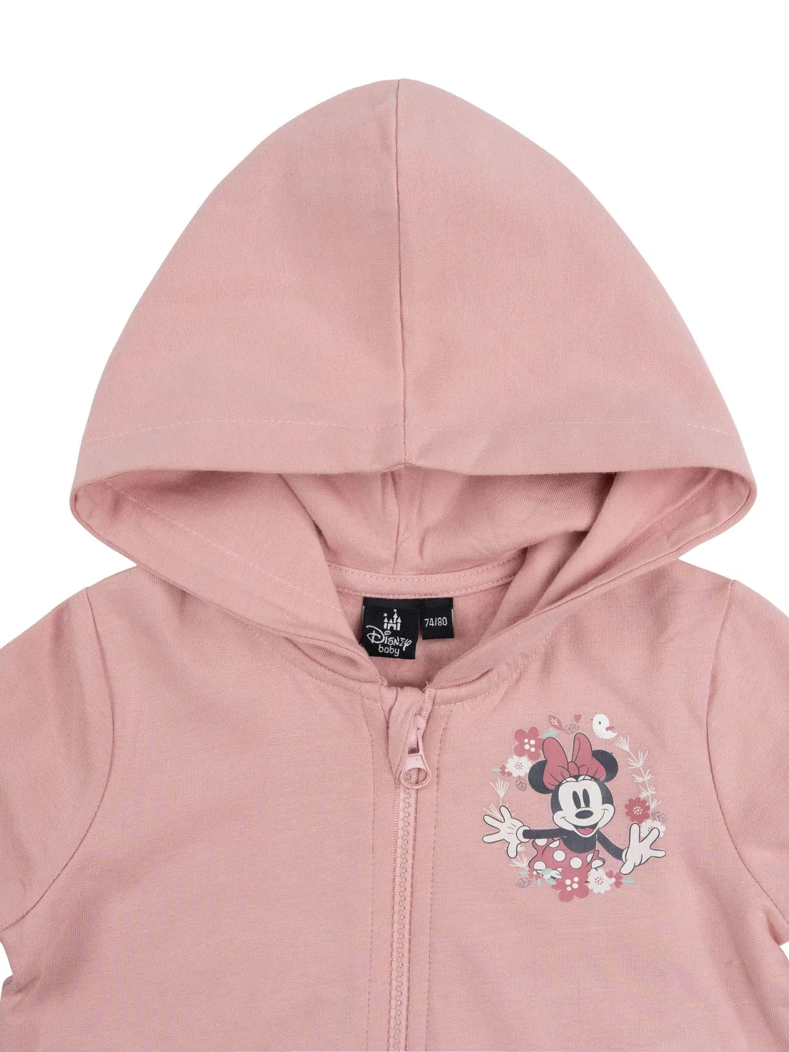 Свитшот с принтом Minnie Mouse, Disney, розовый — фото 3