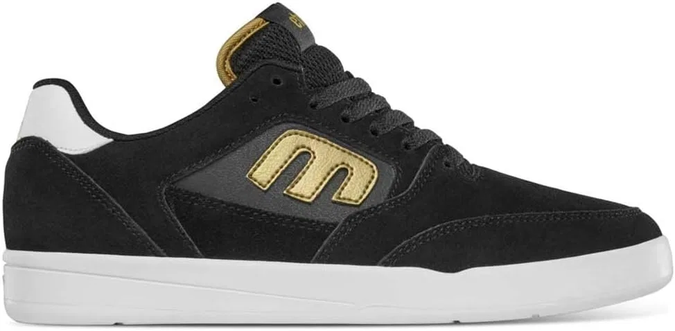 Мужские скейтбордические кроссовки Etnies Veer, Black Gold White — фото 3