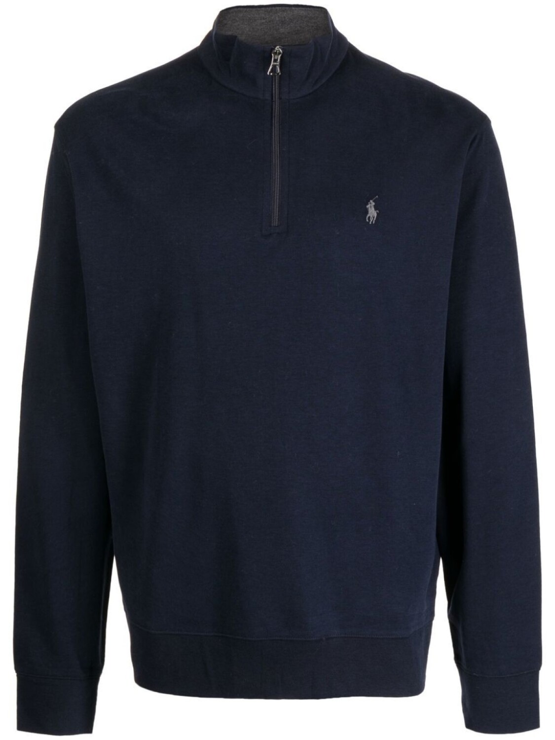 

Polo Ralph Lauren пуловер из джерси с воротником на молнии, синий