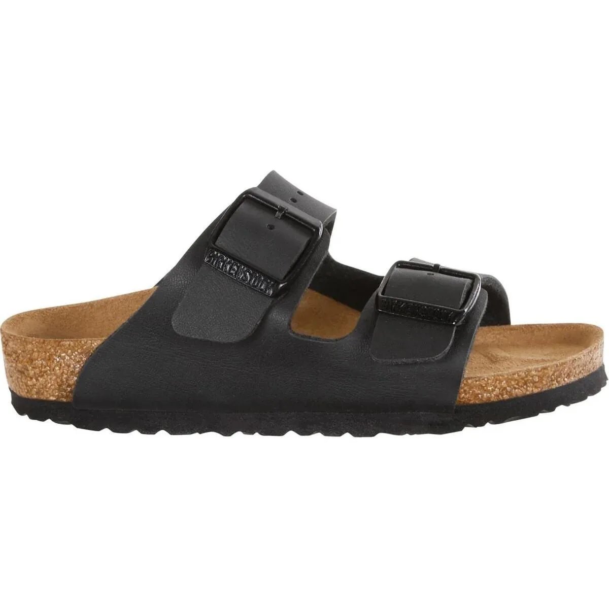 Детские противоскользящие износостойкие сланцы для улицы Birkenstock, черный — фото 3