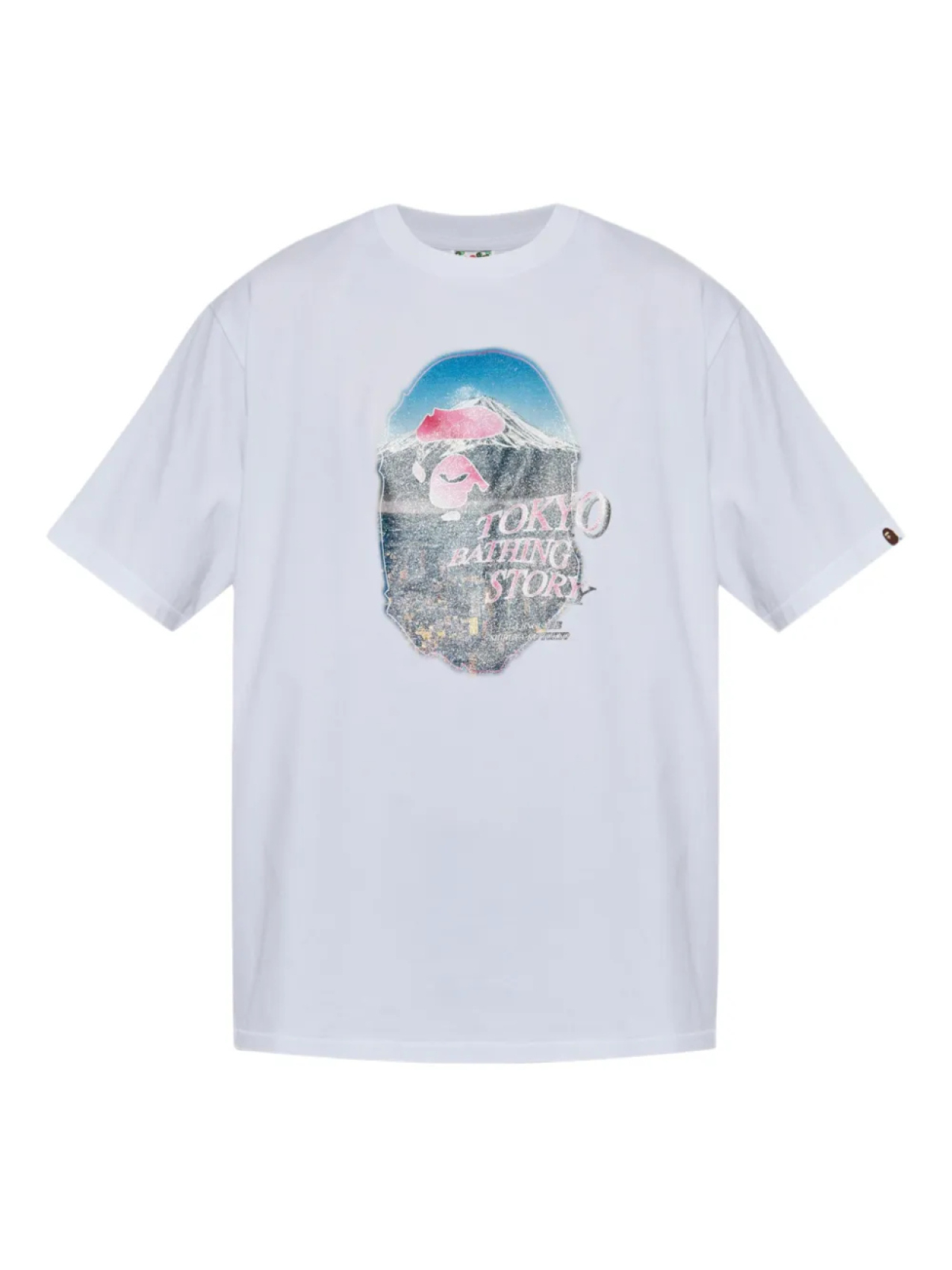 

Футболка с графическим принтом BATHING APE A Bathing Ape, белый