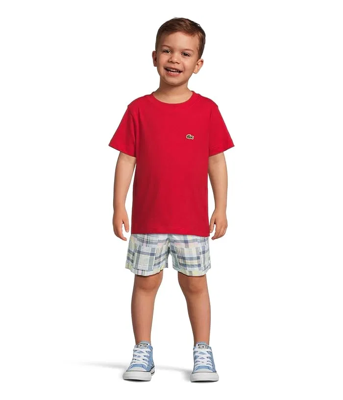 Футболка повседневная Core Tee Lacoste Kids, Rogue — фото 4
