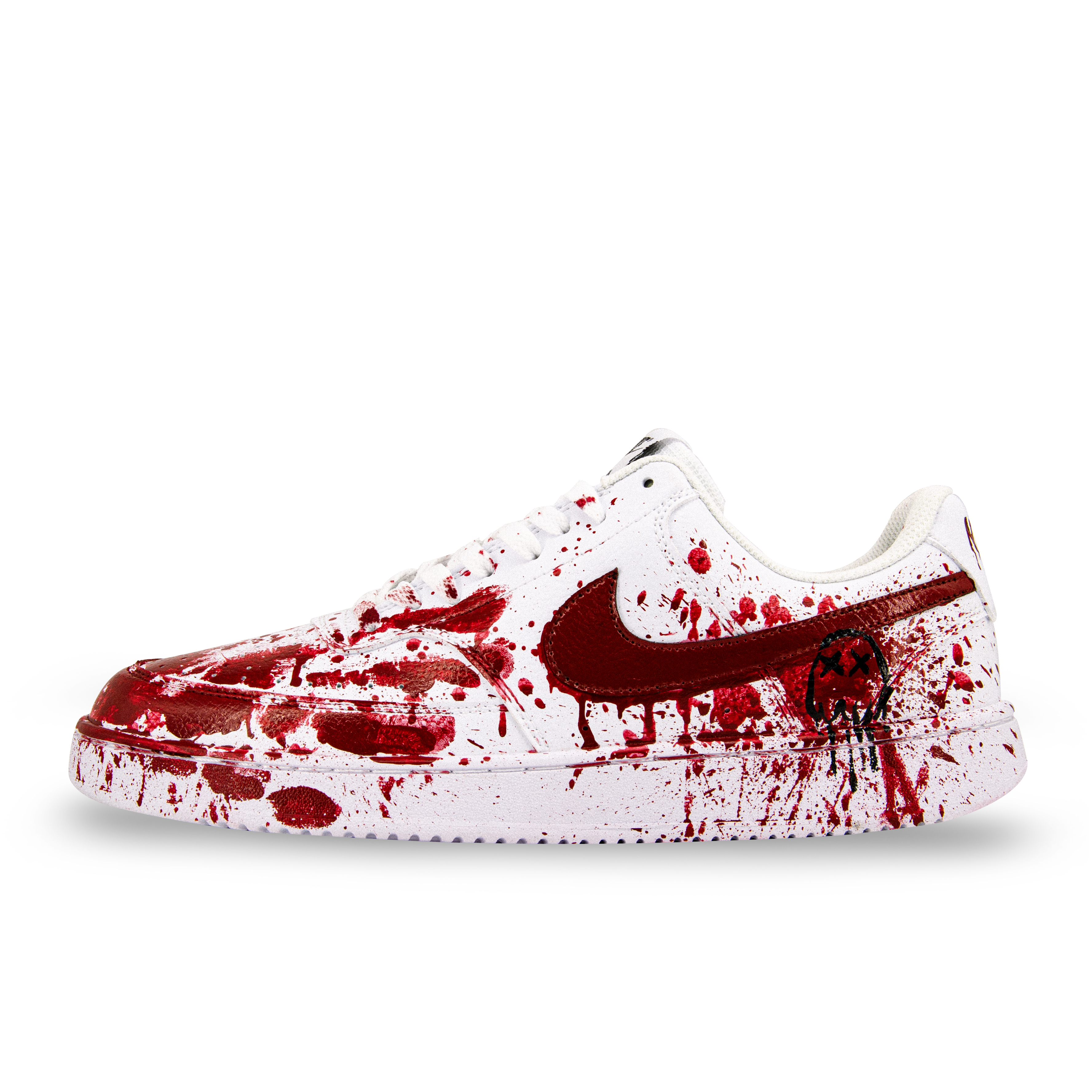

Nike Кроссовки для скейтбординга Court Vision 1 Low Top, мужские, красные, белые