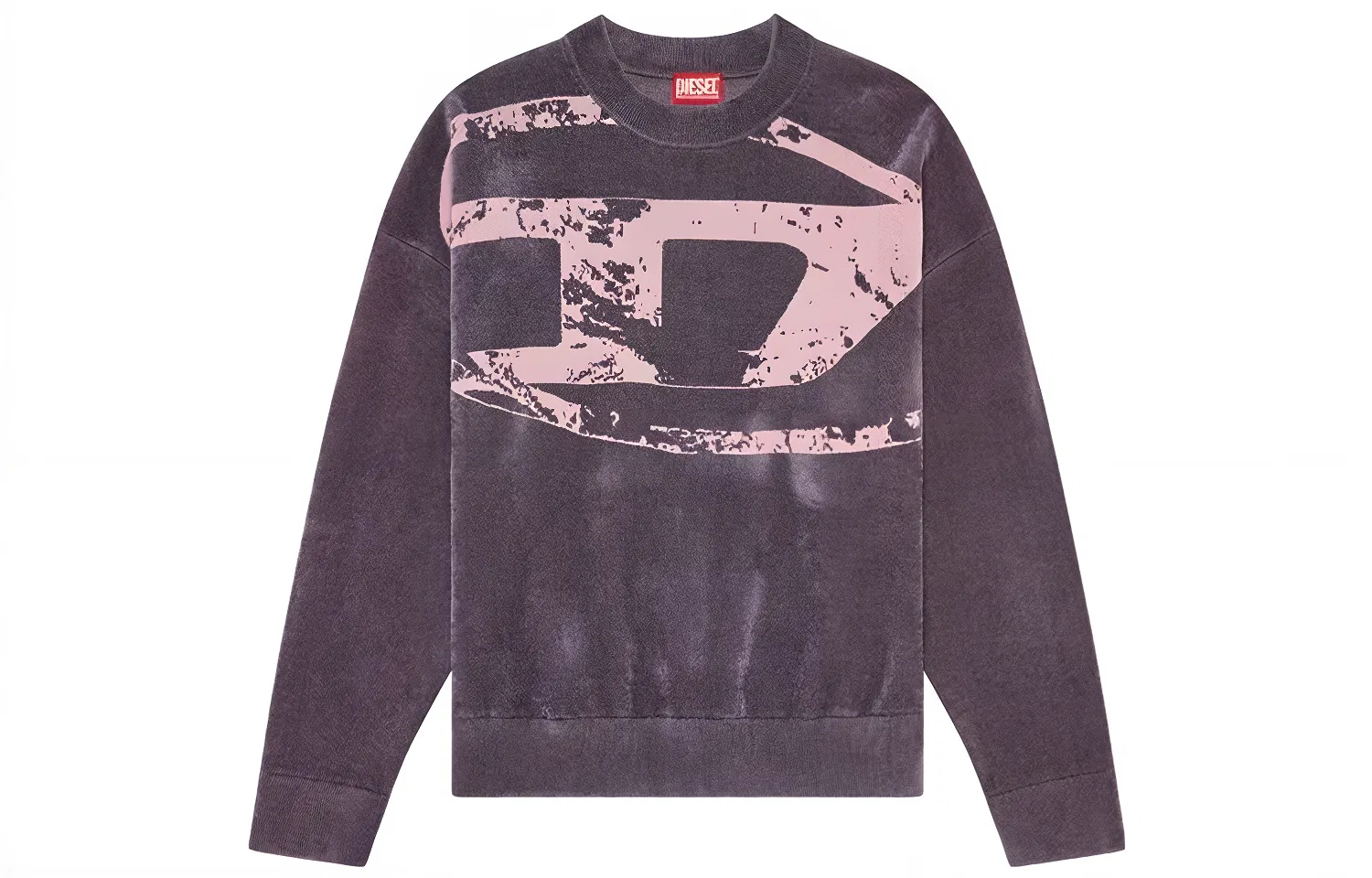 Свитер мужской фиолетовый с круглым вырезом Other DIESEL, Purple