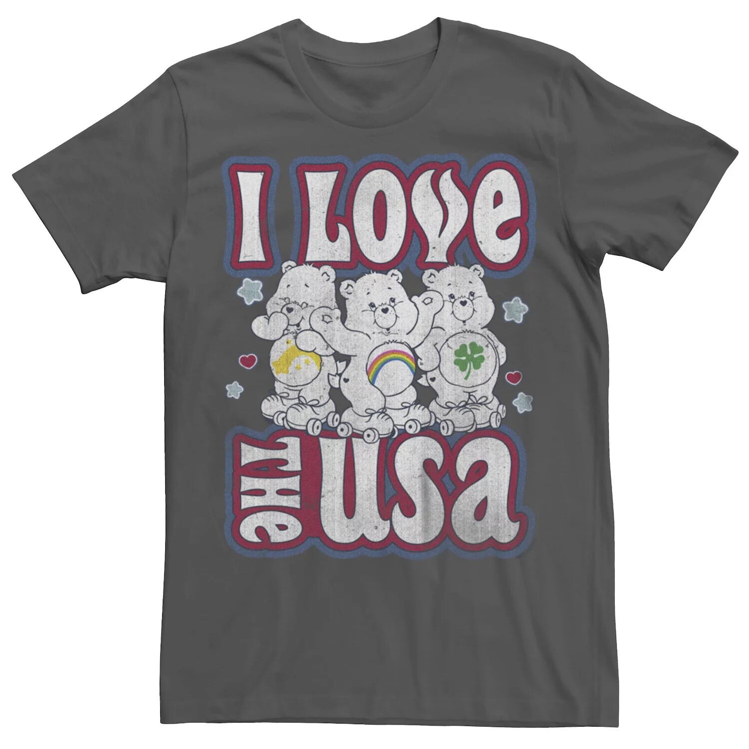 Детская футболка с рисунком «Care Bears 3 I Love the USA Boyfriend» Licensed Character
