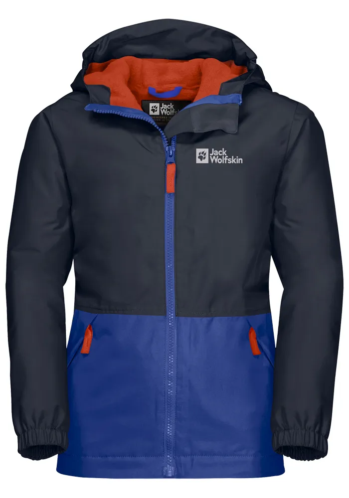 

Куртка Jack Wolfskin для отдыха "SNOWY DAYS JACKET KIDS", с капюшоном, синий