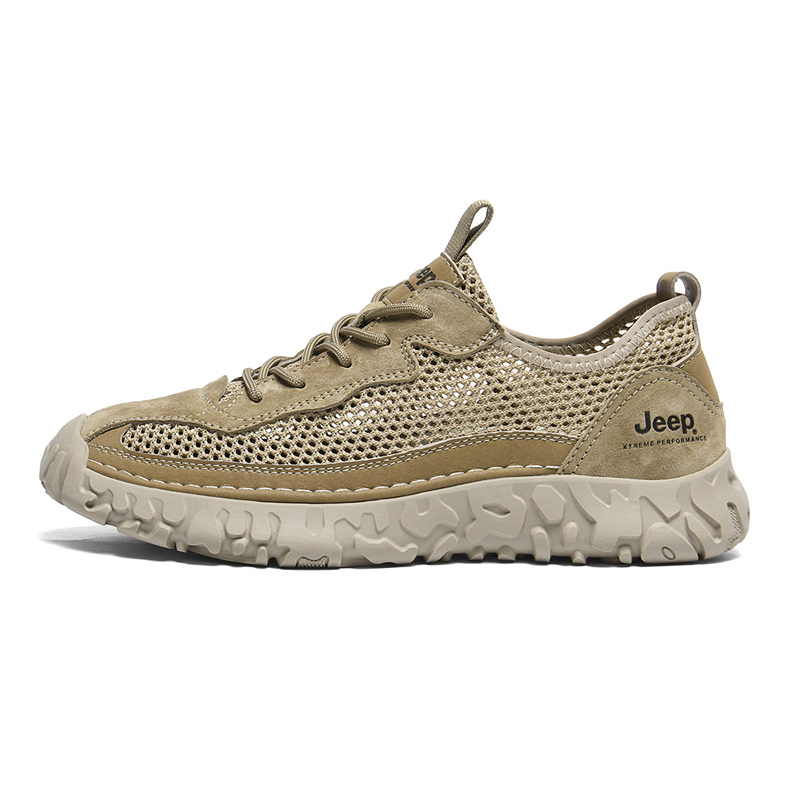 

Jeep Мужские беговые кроссовки низкие хаки, песок, цвет Khaki