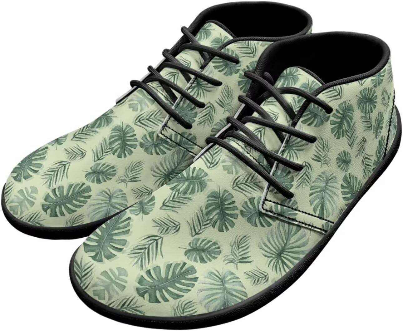 

Мужские кроссовки с широкой носочной частью, для ходьбы, с противоскользящей подошвой и нулевым перепадом, для бега Xixirimido, Leaves