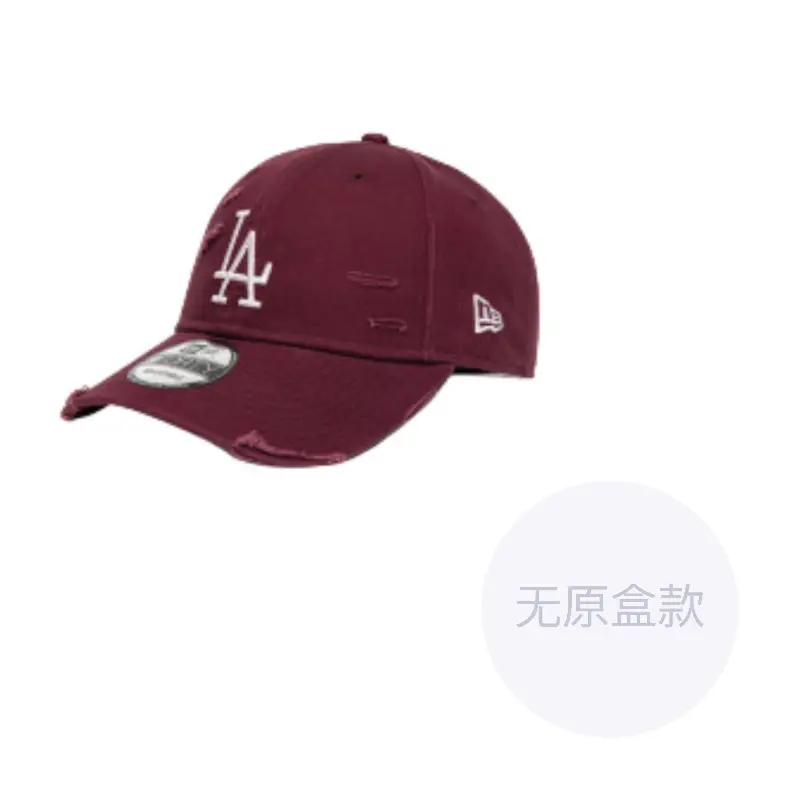 

New Era Хлопковая бейсболка унисекс бордового цвета, Burgundy