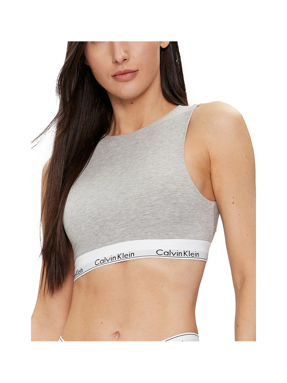

Серый женский топ Calvin Klein