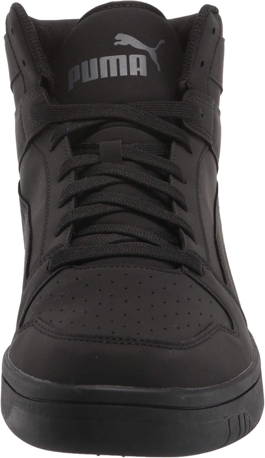 Мужские кроссовки PUMA Rebound Layup Mid, черный — фото 2