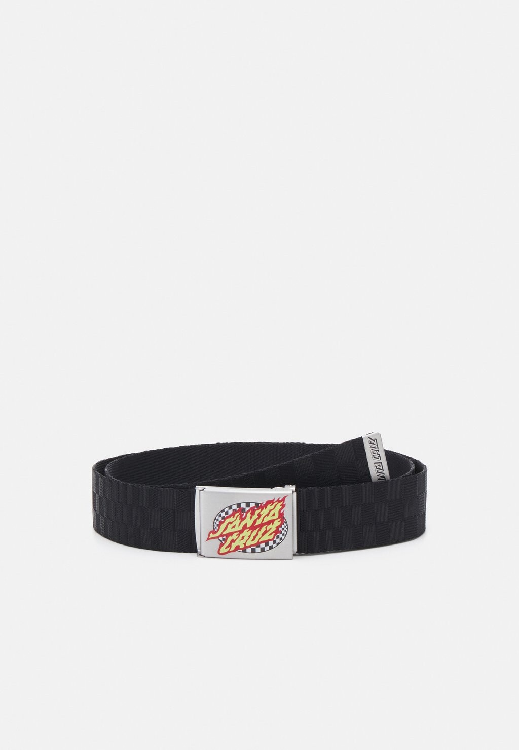 

Пояс OVAL CHECK FLAME BELT UNISEX Santa Cruz, черный