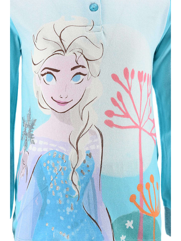 Disney Frozen Пижама "Холодное сердце" светло-голубого цвета — фото 4