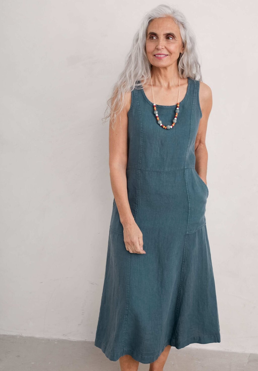 

Дневное платье SLEEVELESS GRASS WAVE Seasalt Cornwall, синий