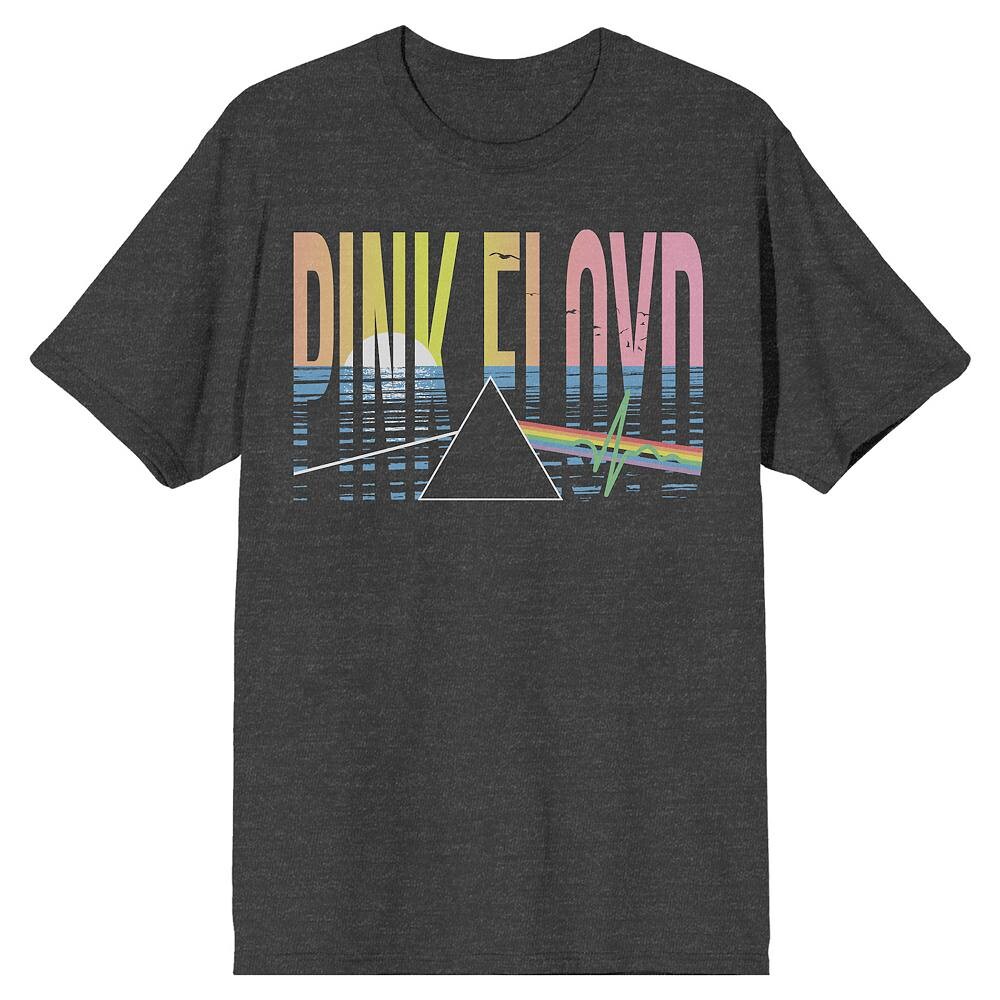 

Мужская футболка с логотипом Pink Floyd Sea Design Licensed Character, серый