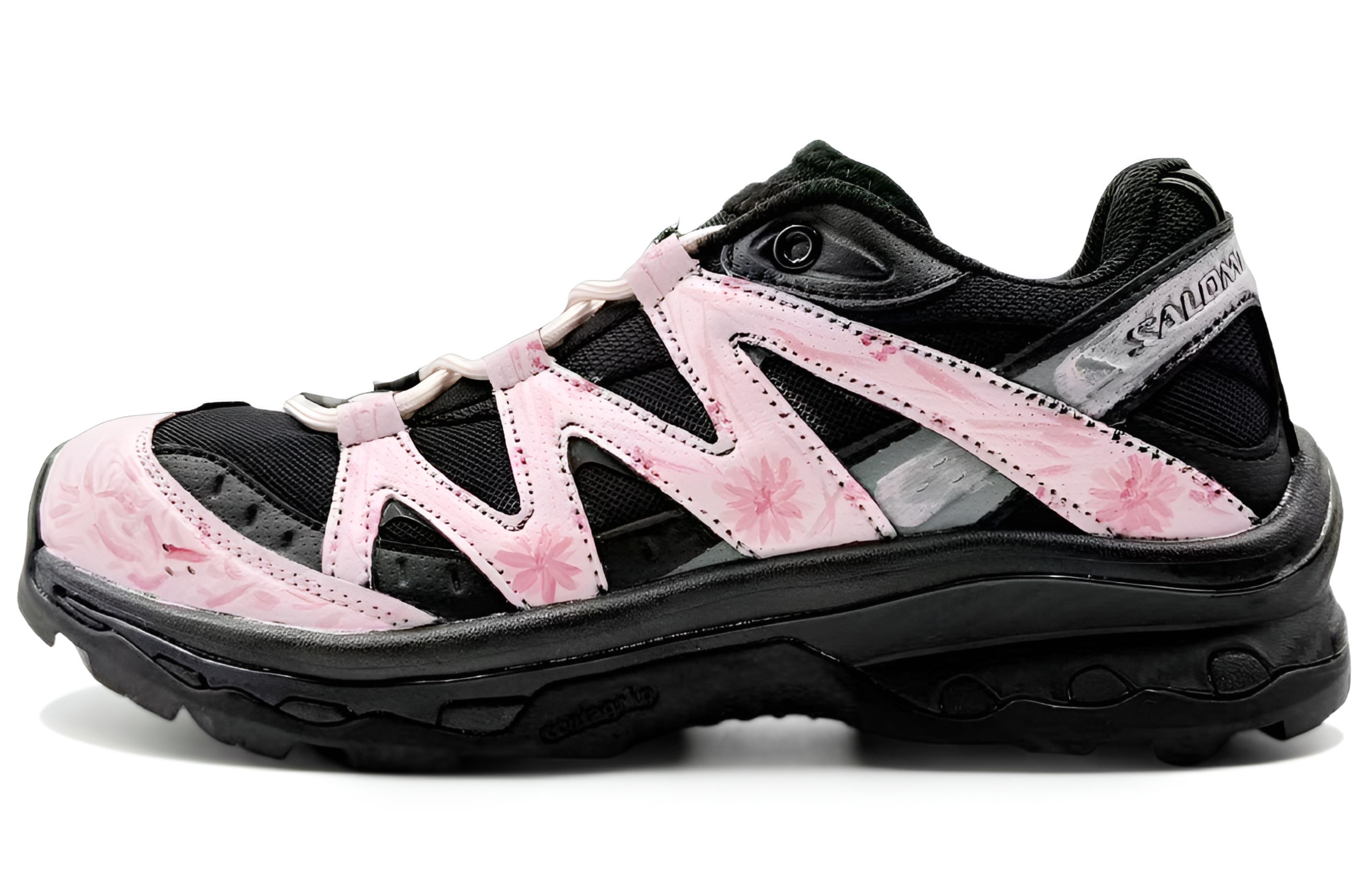 Кроссовки для бега XT Quest Low top Unisex Black Pink SALOMON, черный/розовый — фото 3