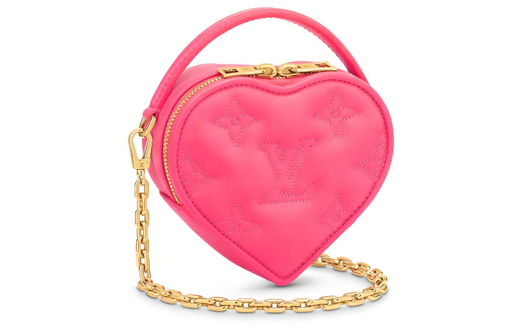 

LOUIS VUITTON Сумка Сердце Драконий Фрукт Розовый