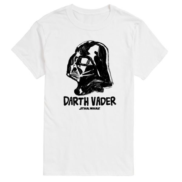 

Мужская футболка с рисунком Дарта Вейдера Star Wars, белый