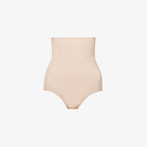 

Шорты из эластичной ткани с высокой посадкой Everyday Shaping Spanx, цвет soft nude