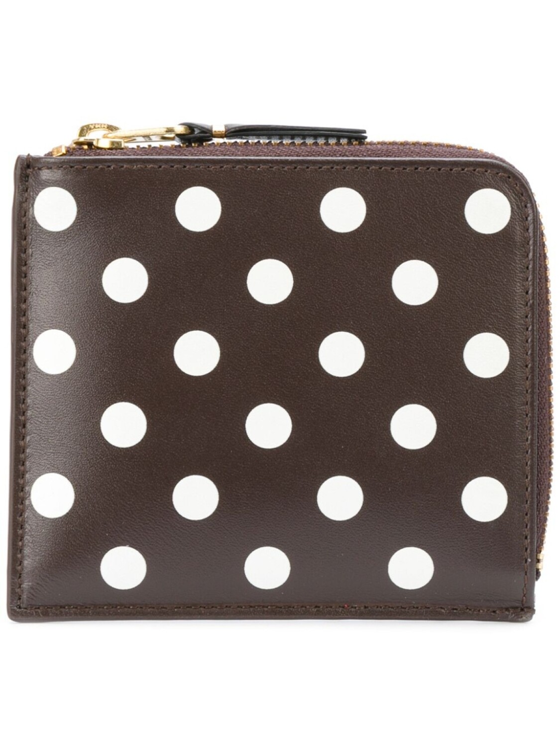 

Comme Des Garçons Wallet кошелек в горох, коричневый