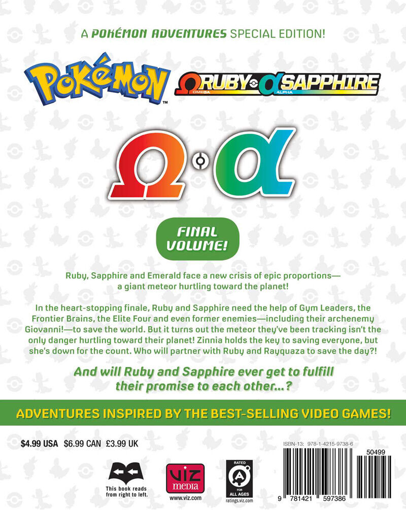 

Манга Pokemon Omega Ruby & Alpha Sapphire Manga Volume 6