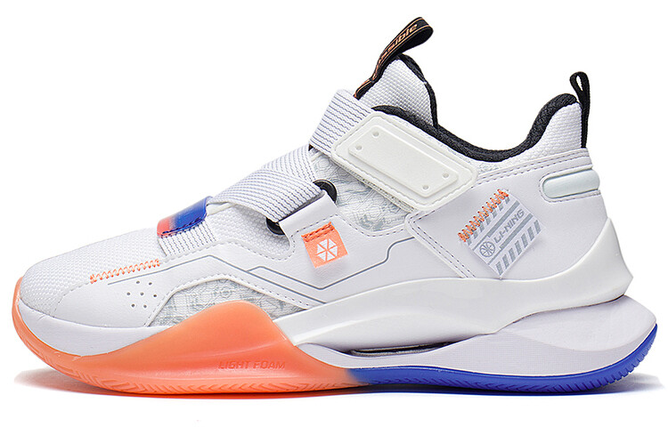 

Баскетбольные детские баскетбольные кроссовки GS Low-top White Lining Young, белый