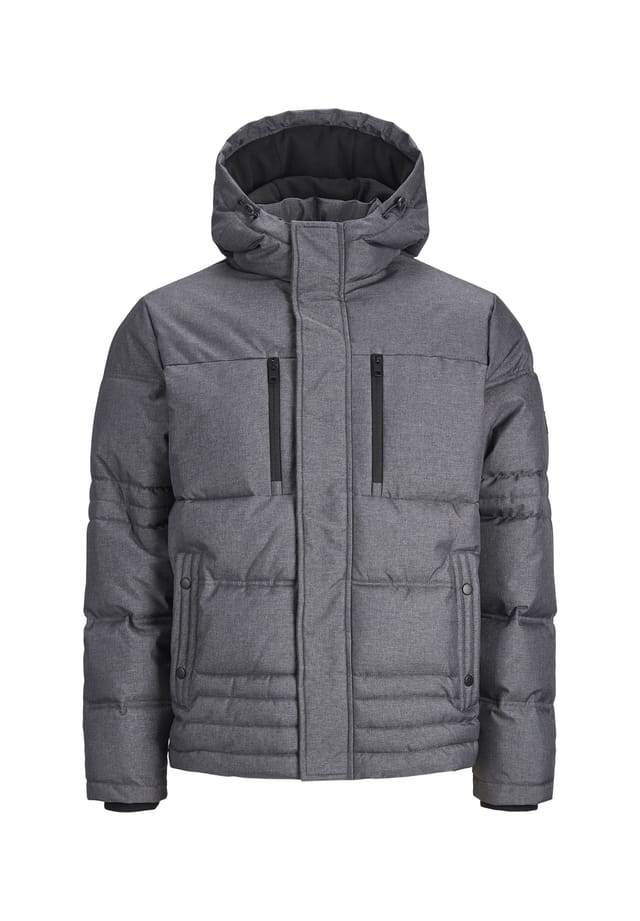 

Куртка йог стеганая куртка с капюшоном и молнией Jack & Jones, черный