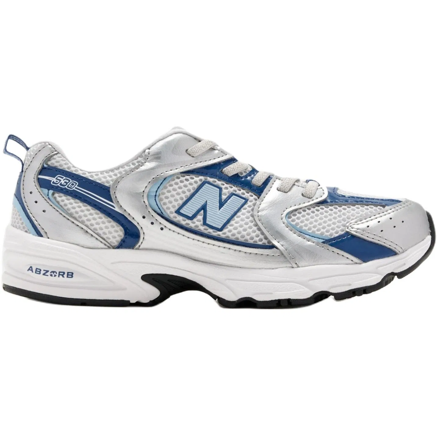 Кроссовки беговые на низком подъеме New Balance 530 Silver White — фото 3