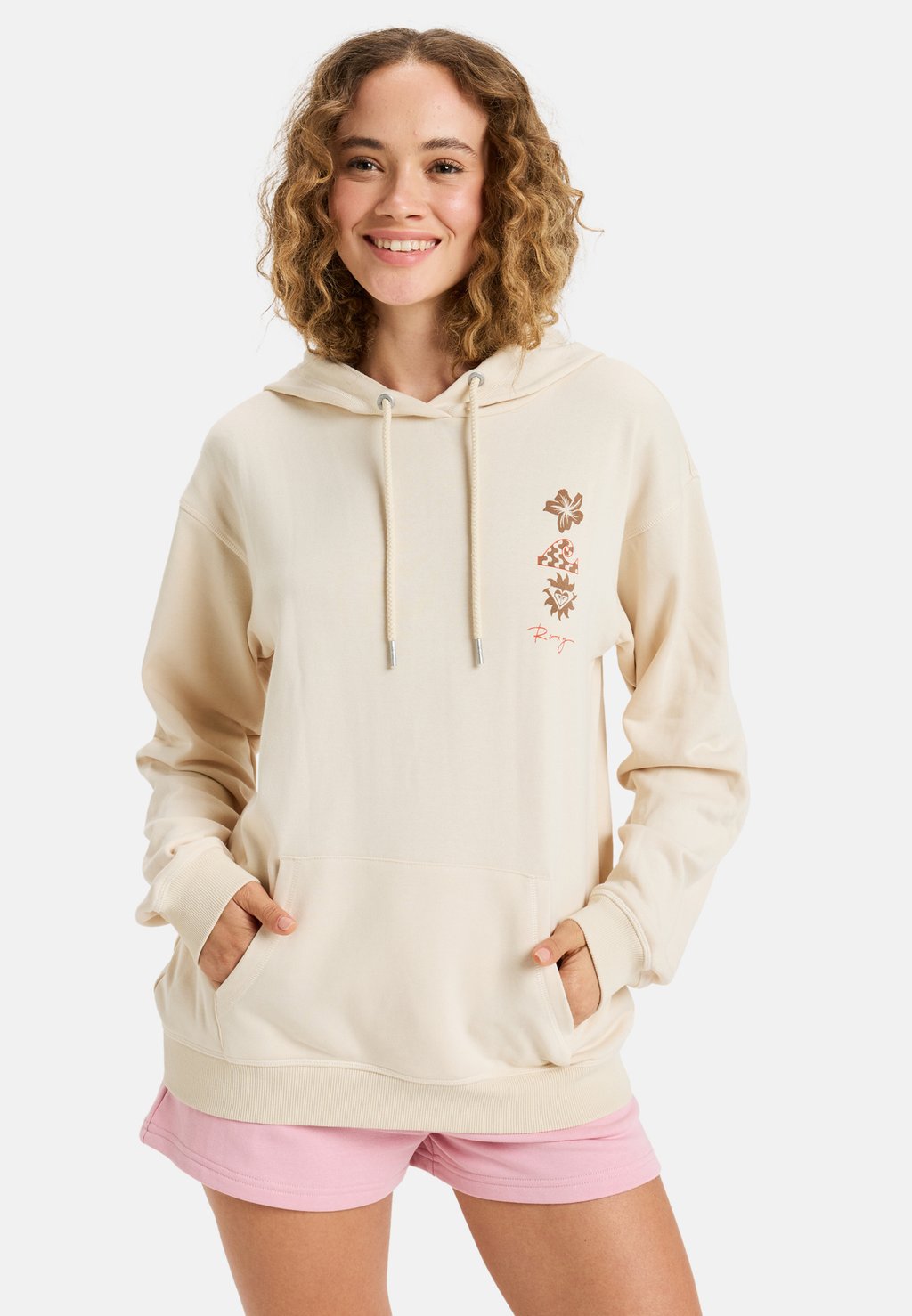 

Толстовка Hoodie Roxy, бежевый
