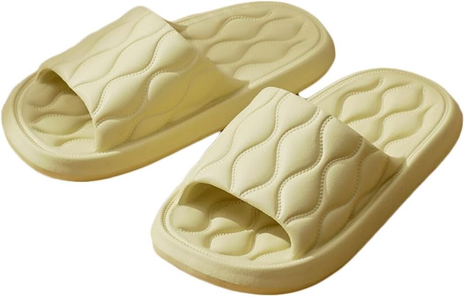 

Тапочки с открытым носком JadeRich для женщин и мужчин, мягкие, удобные, противоскользящие, с эффектом массажа, для спа и душа, зеленый