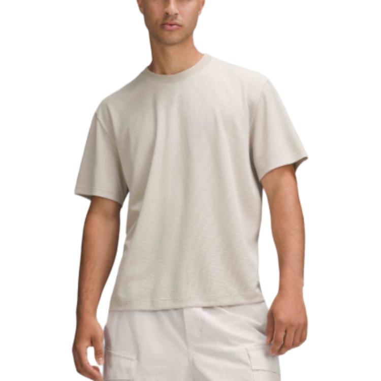 

Футболка с текстурированной сеткой для мужчин Lululemon, Khaki Brown/ROVR