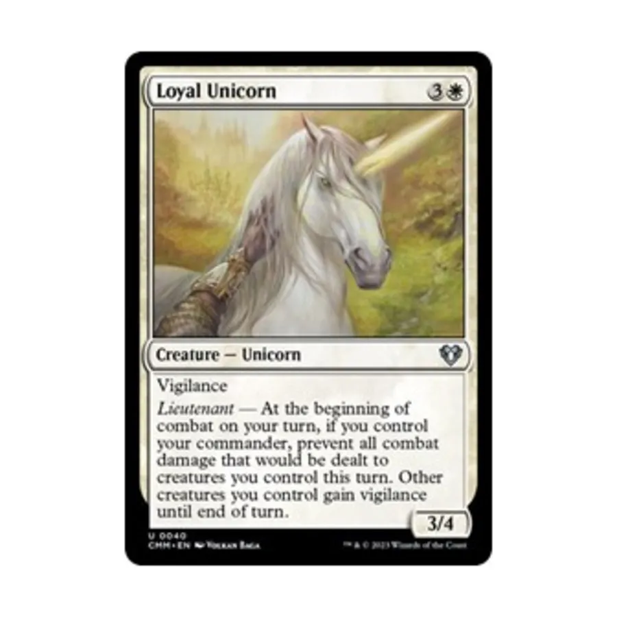 

CCG Верный единорог (U), MTG - Commander Masters