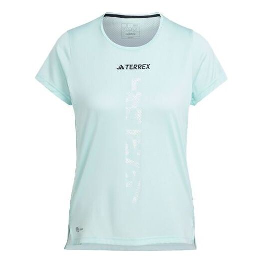 

Футболка terrex agravic trail running tee Adidas, синий