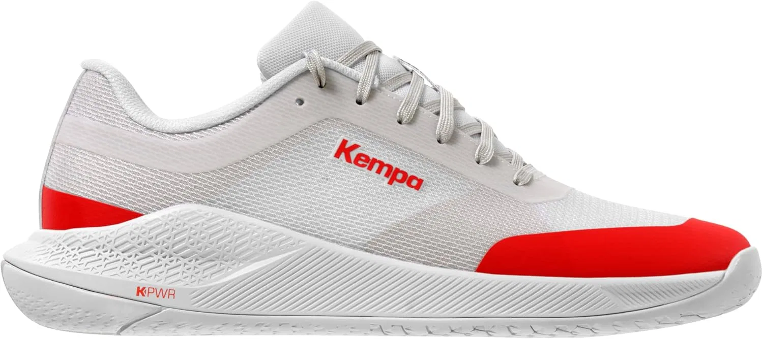 Мужские гандбольные кроссовки Kempa Kourtfly Two, White Red — фото 4