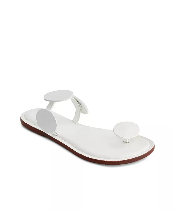 Бернардо New Moon сандалии с кольцом на пальце Bernardo Footwear, белый — фото 2