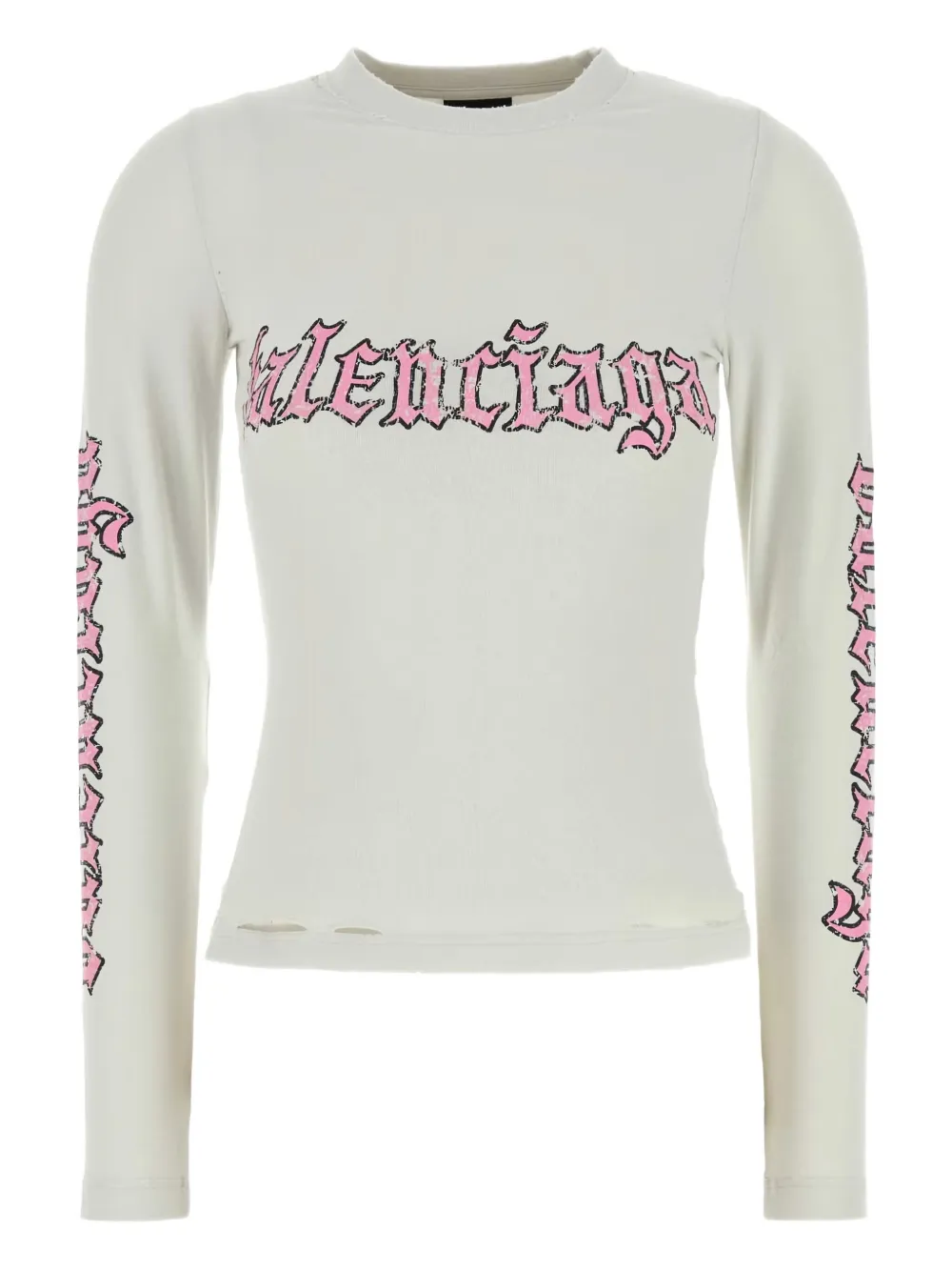 

Футболка с логотипом BALENCIAGA, белый