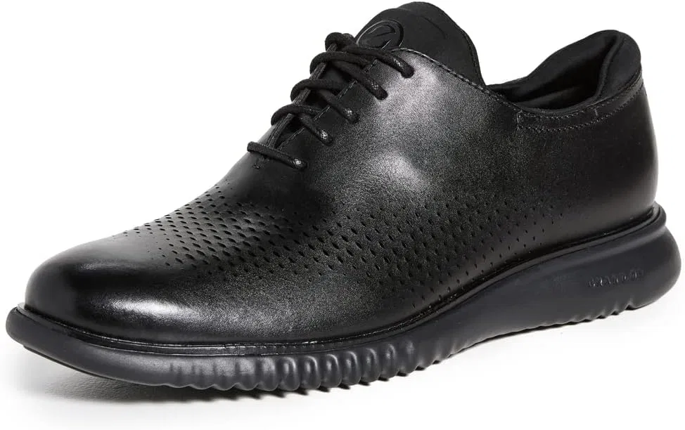 Туфли Cole Haan Men's 2nd Zerogrand Laser Wing Oxford, Black Leather Black