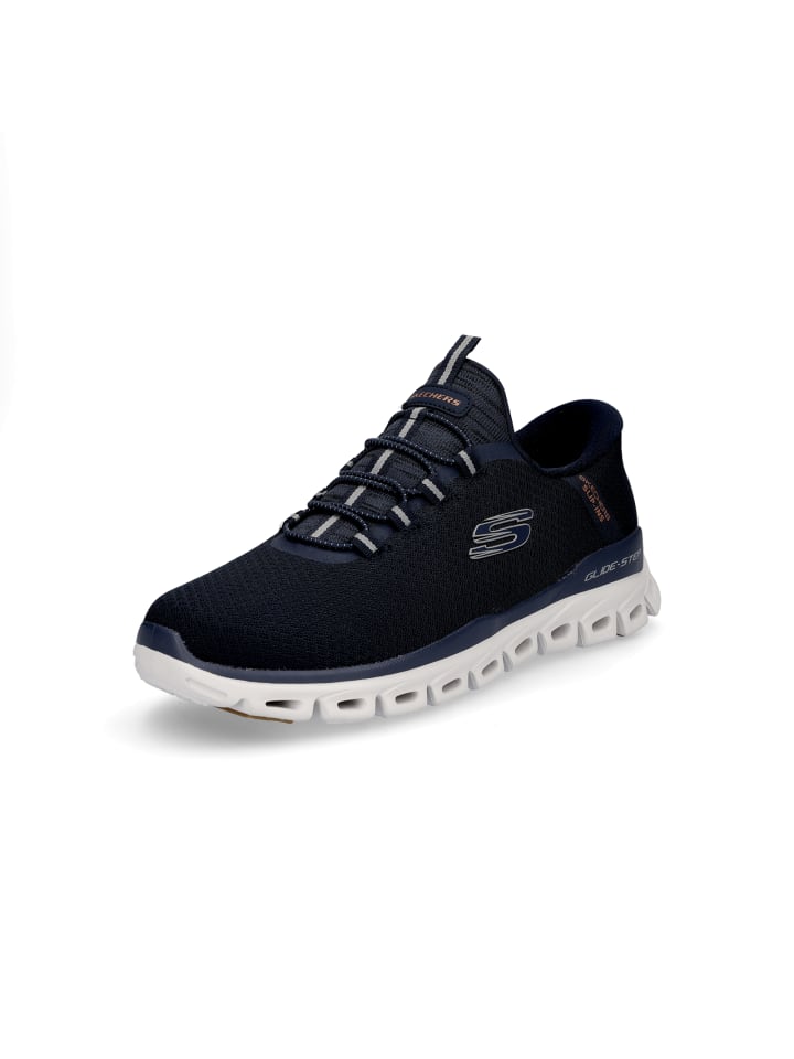 

Кроссовки на шнуровке Skechers, темно-синий