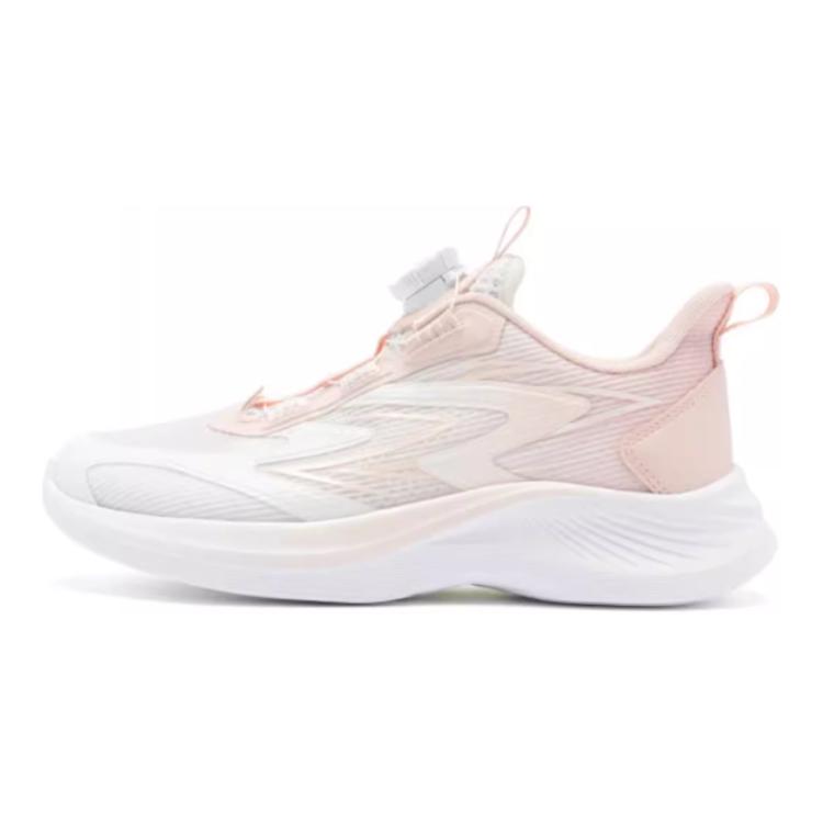

Детские кроссовки для белья Light Speed Low Top Jordan White Cloud Pink QIAODAN, бело-розовые