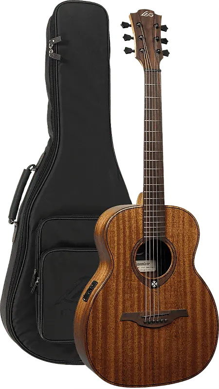 

Акустическая гитара Lag Travel-KAE | All Khaya Wood Acoustic / Electric Travel Guitar with Gig Bag. New with Full Warranty!