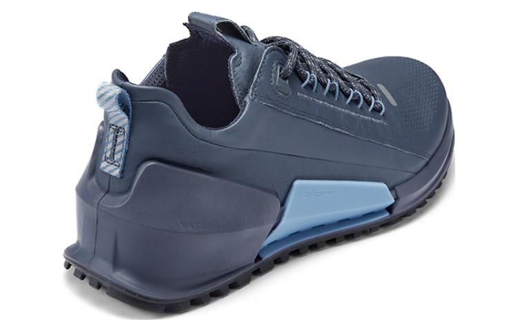 Спортивные повседневные кроссовки Striding 2.0 Series Low-Top мужские сине-серые Ecco — фото 4