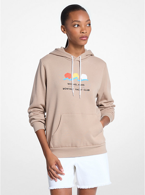 

Хлопковое худи Michael Kors x Montauk Yacht Club Michael Kors, бежевый