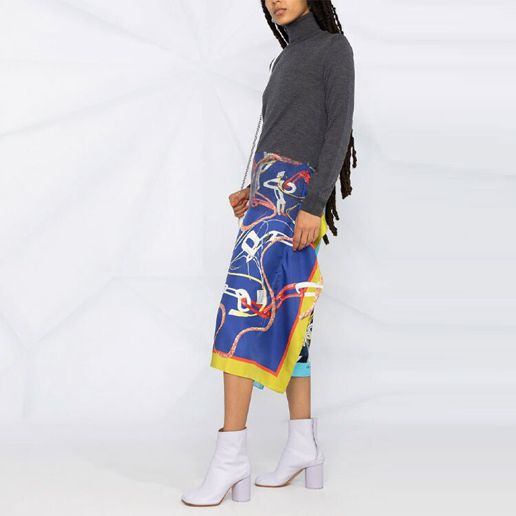 

Платье с длинными рукавами женское черное Maison Margiela