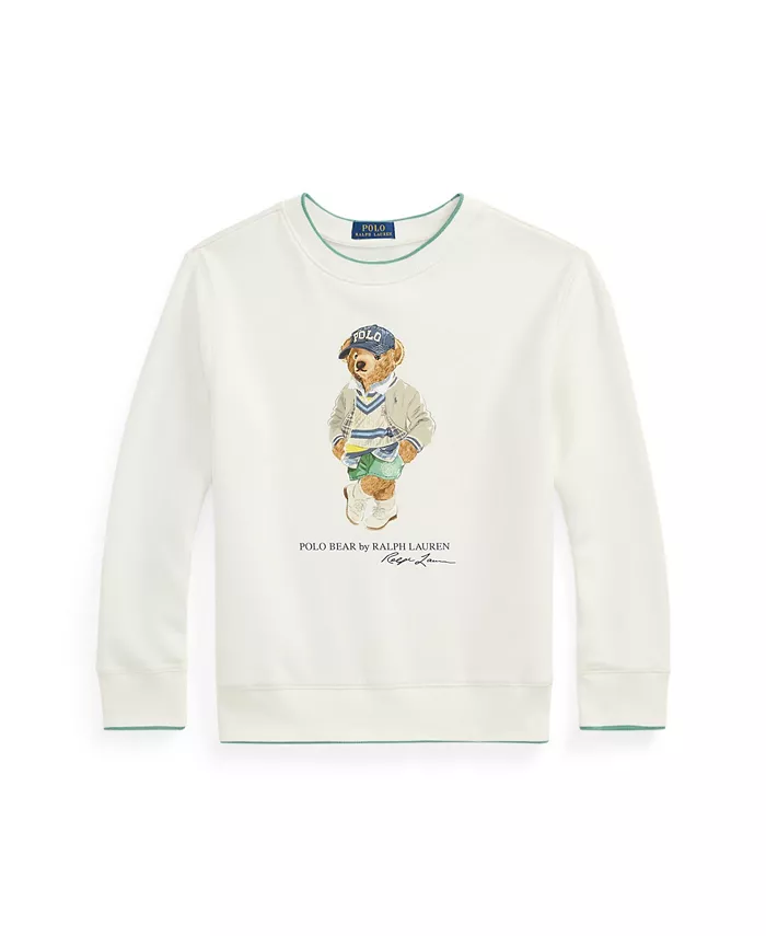

Толстовка с медведем Polo Bear для подростков Polo Ralph Lauren, белый