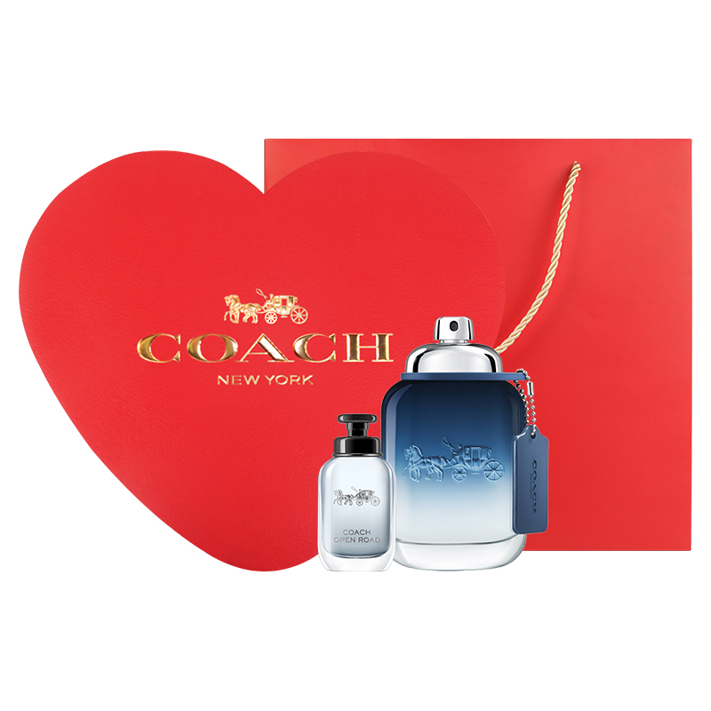 

Нью-Йорк блю мужской легкий парфюм в подарочной коробке в форме сердца набор одежды 40мл/60мл+4,5мл COACH