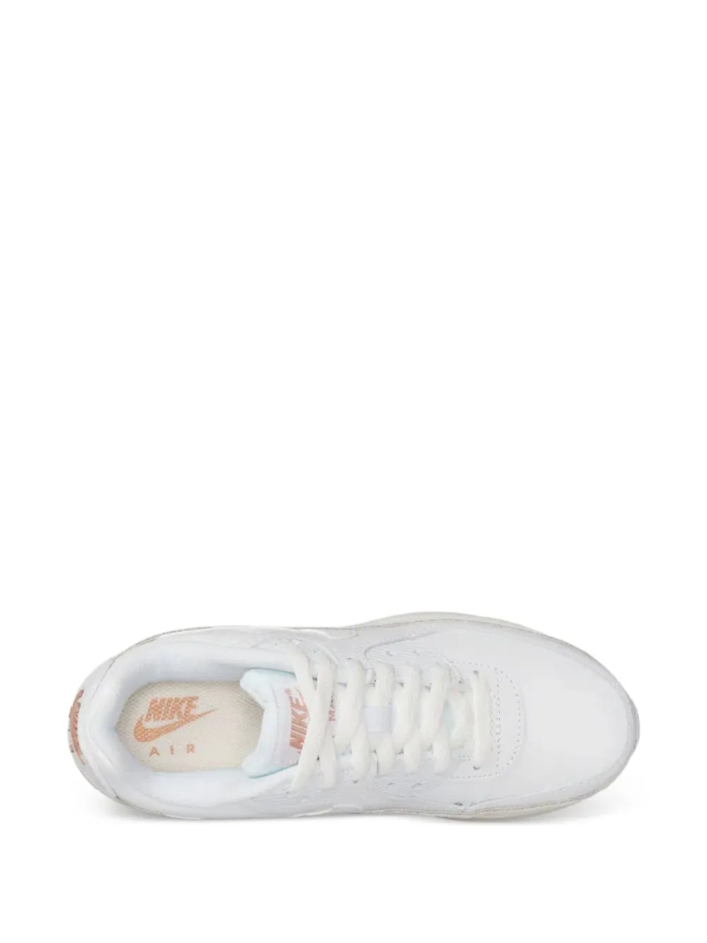 Кроссовки Air Max 90 GS из кожи Nike Kids, белый — фото 2