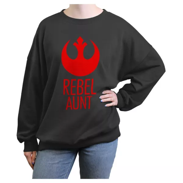

Детская флисовая толстовка Star Wars Rebel Aunt с принтом Licensed Character, серый