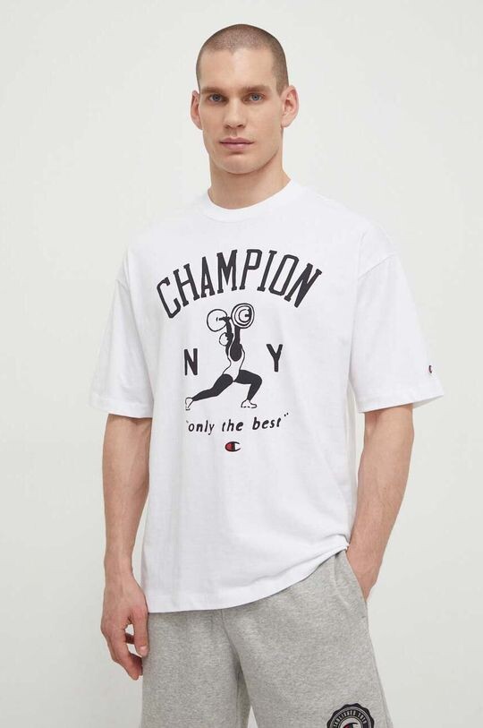 

Хлопковая футболка Champion, белый