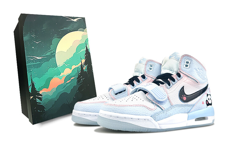 

Кроссовки Jordan Legacy 312 Vintage Basketball Shoes Women's Mid-top Blue/black, белый
