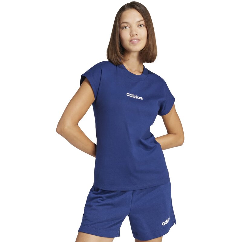 Рубашка Essentials из линейного хлопка Adidas, мультиколор — фото 2